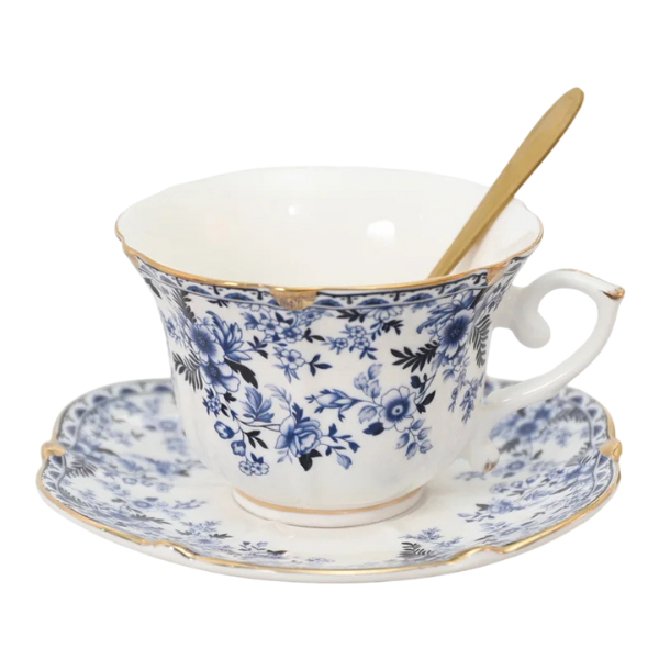 Fine Porcelain Cup and Saucer Set