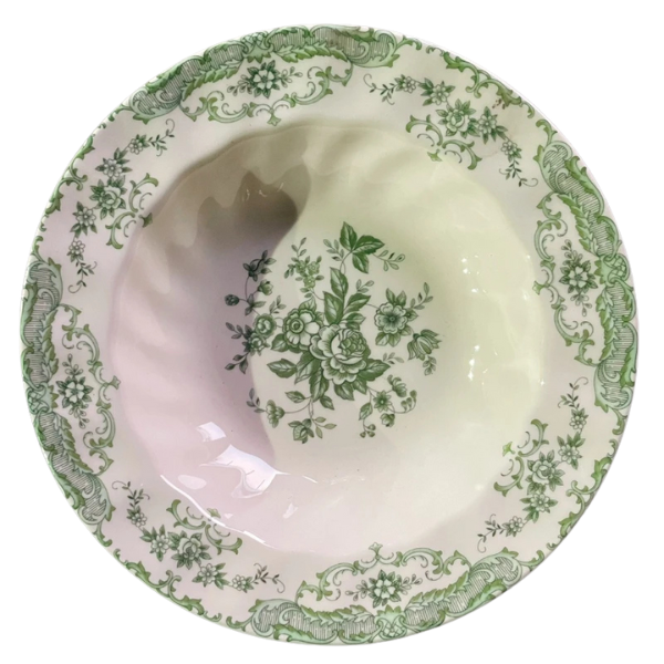 Green Vintage Porcelain Plates