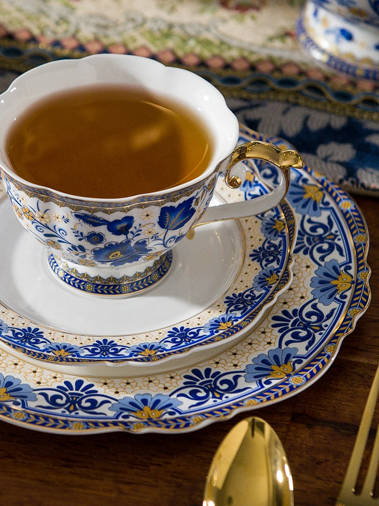 Fine English Porcelain Tea Set