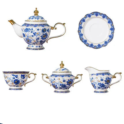 Fine English Porcelain Tea Set