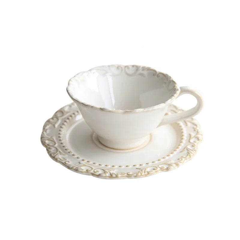 Vintage Embossed Ceramic Tableware