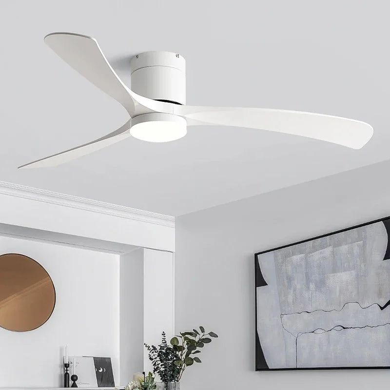Ceiling Fan with LED Light and Remote Control.