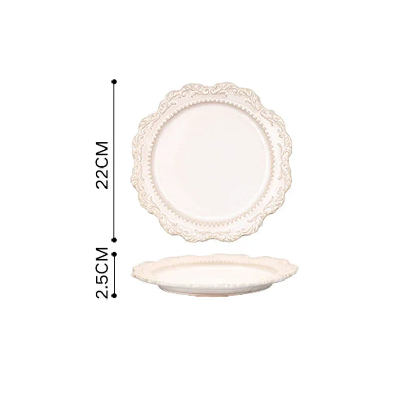 French Baroque Style Dinner Plate