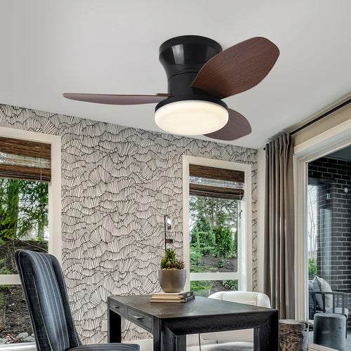 25-Inch Ceiling Fan with LED Light