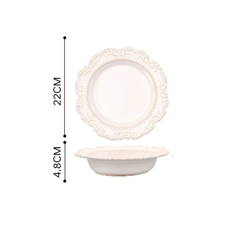 French Baroque Style Dinner Plate