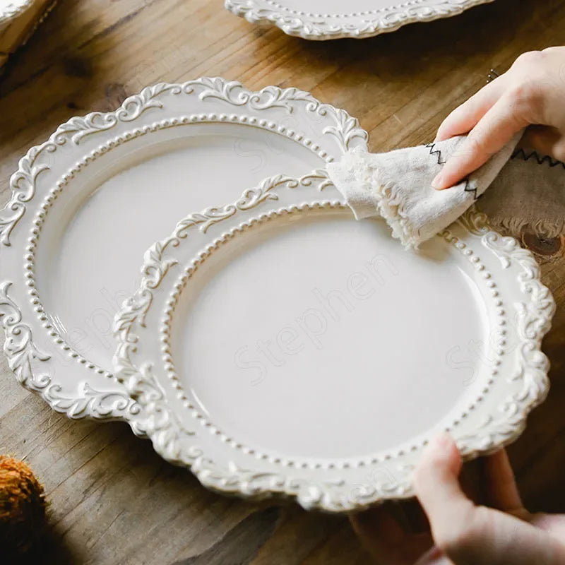 French Baroque Style Dinner Plate