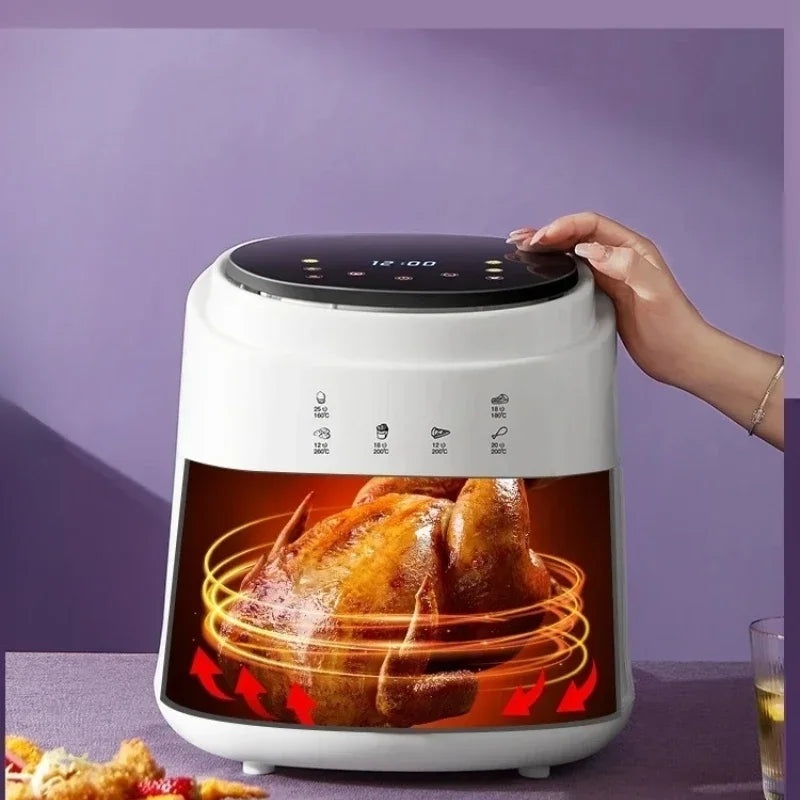 Oil-Free Electric Fryer with Touch Panel