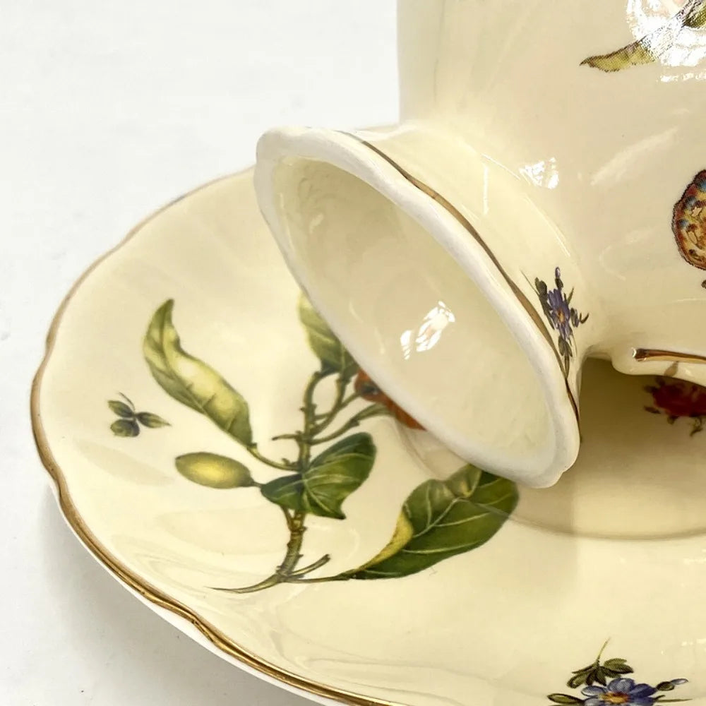 Cup and Saucer Set with Spoon