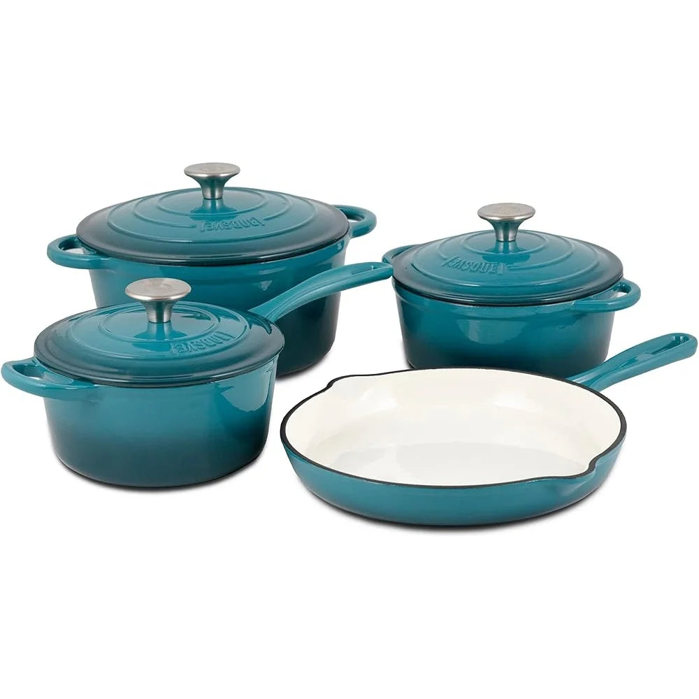 Enameled Cast Iron Cookware Set