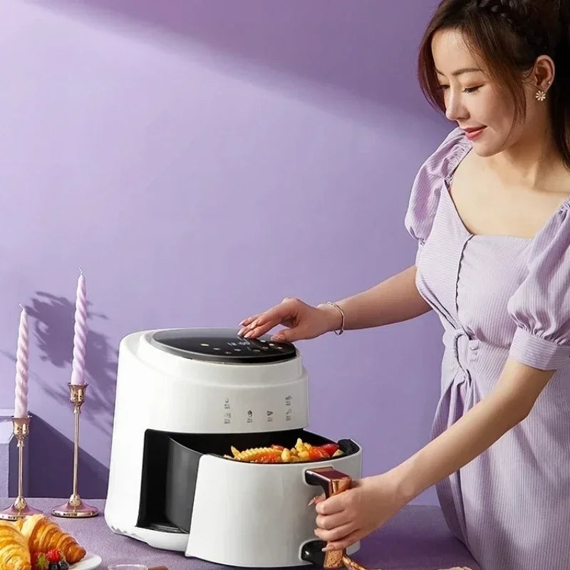 Oil-Free Electric Fryer with Touch Panel