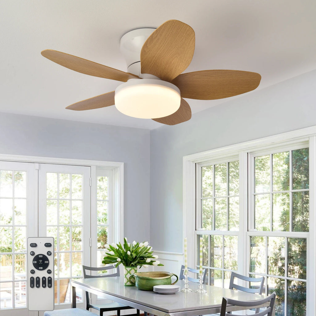Ceiling Fan with Integrated LED Light