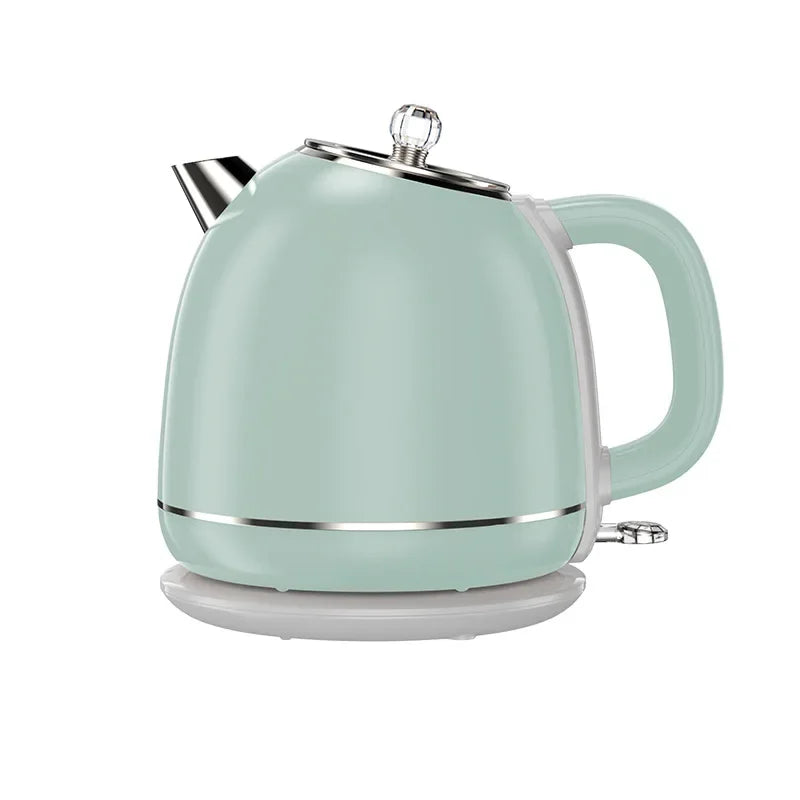 Retro Electric Kettle with Swivel Base