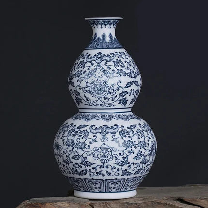 Oriental Style Decorative Porcelain Vase