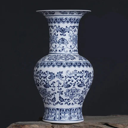 Oriental Style Decorative Porcelain Vase