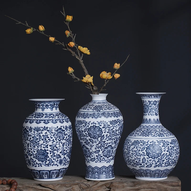 Oriental Style Decorative Porcelain Vase