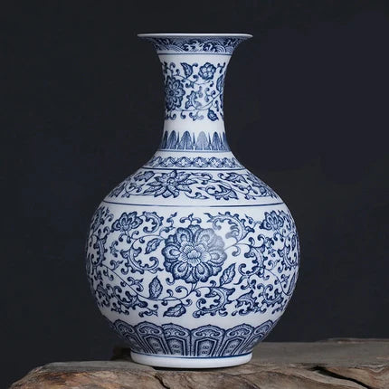 Oriental Style Decorative Porcelain Vase