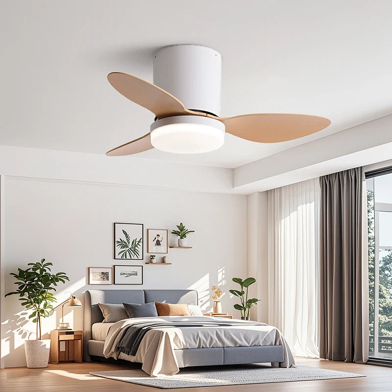Modern Ceiling Fan with Integrated LED